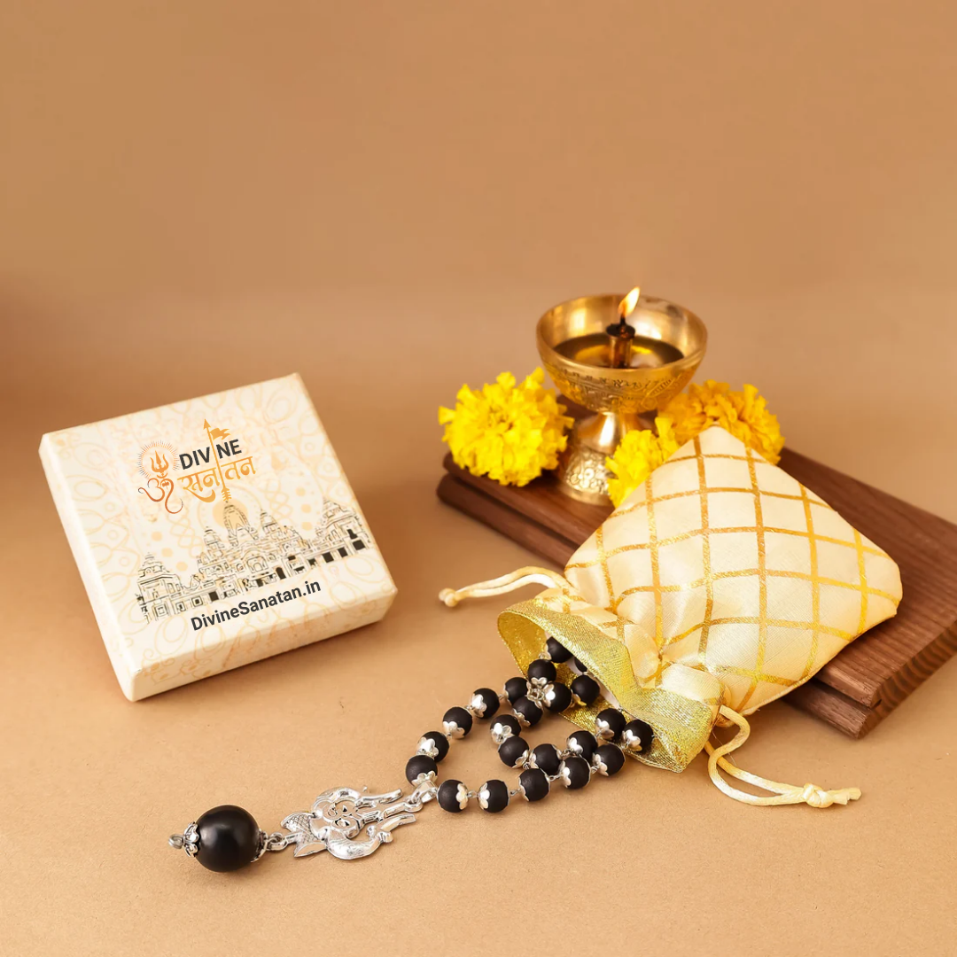 OM Shiva Trishool Karungali Mala