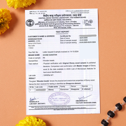 OM Shiva Trishool Karungali Mala